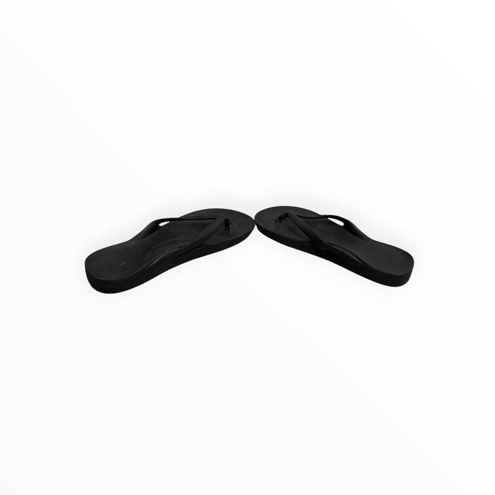 Archies Arch Support Flip Flops Black Orthotic Sandals Womens 9 Mens 8 - Picture 5 of 8